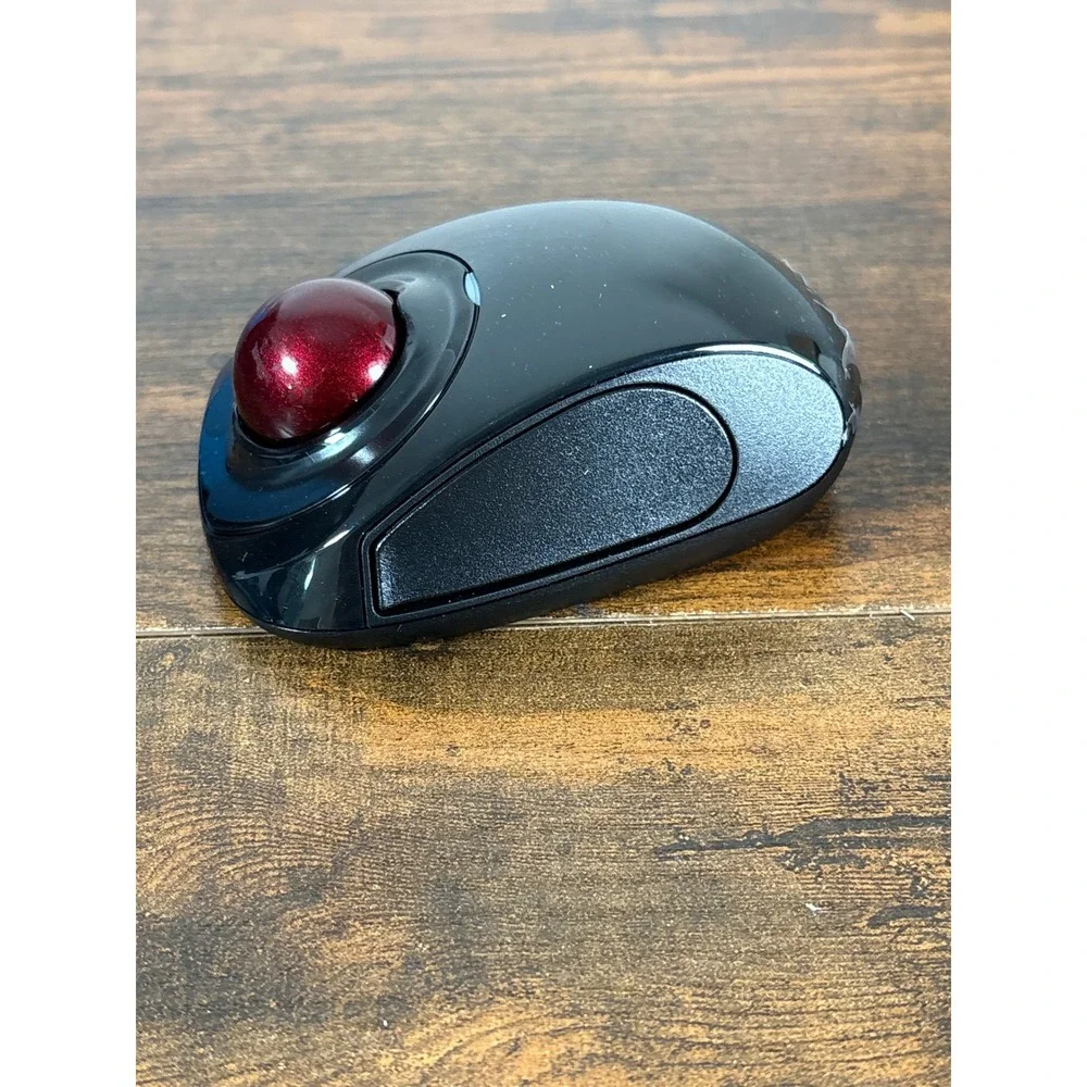 Kensington Orbit Wireless Mobile Trackball Mouse Black Red K72352 M01380-M